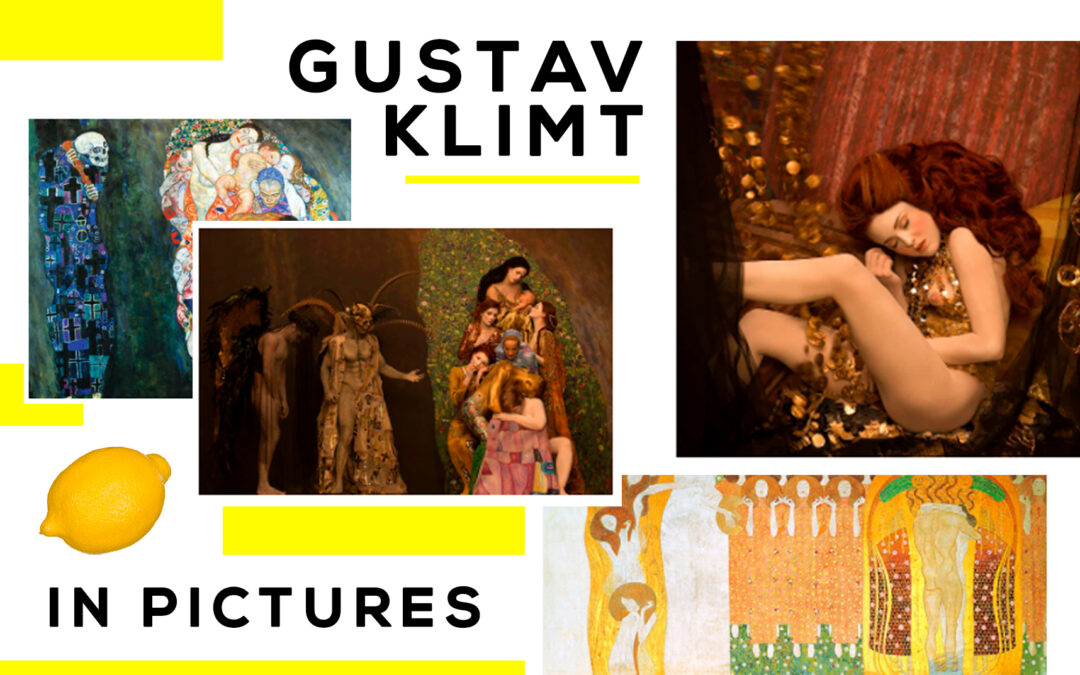 Erotic paintings by Gustav Klimt, brought to life