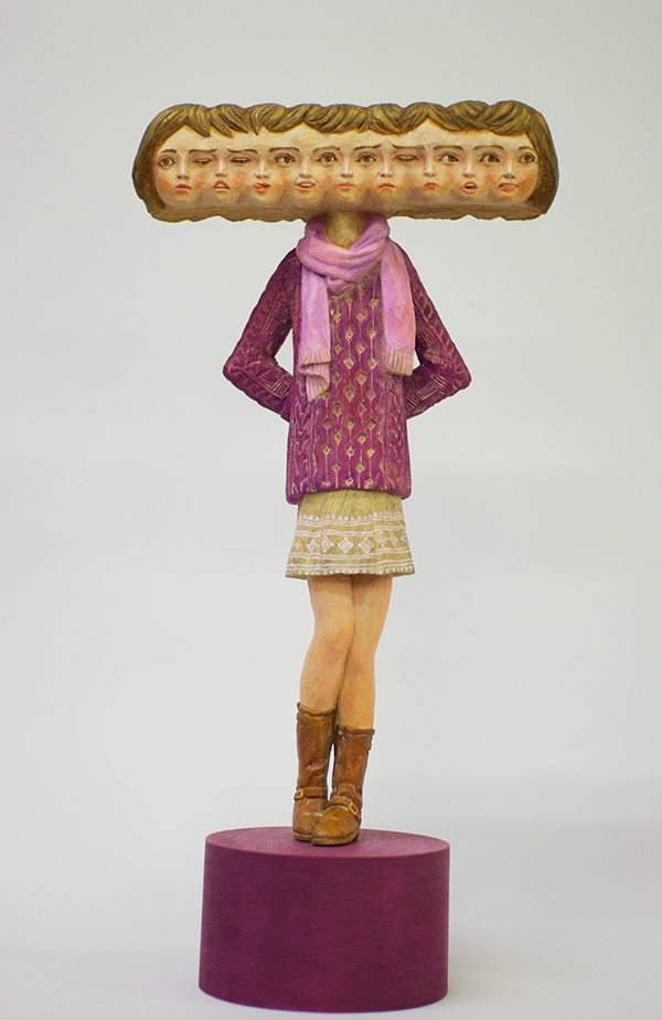 Yoshitoshi Kanemaki wooden sculptures 3