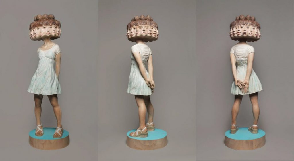 Yoshitoshi Kanemaki wooden sculptures: anatomy of a surreal imagination