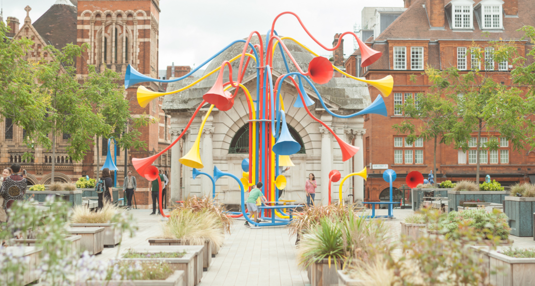 Large-scale public art projects redefine international cultural routes