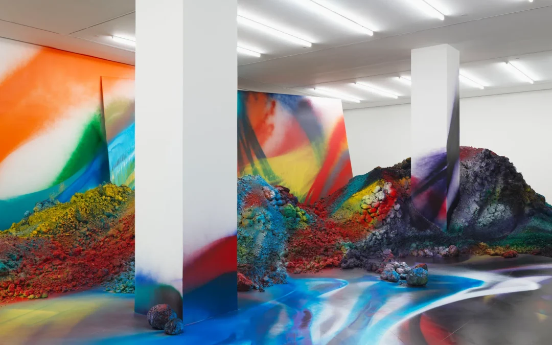 Katharina Grosse White Cube exhibition London